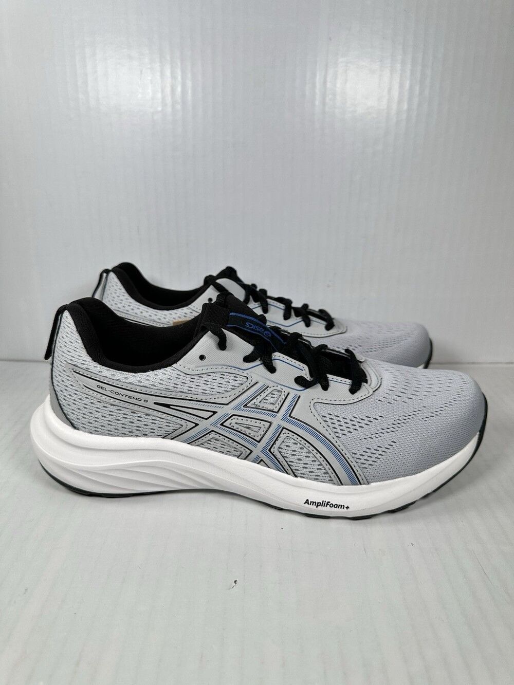 Size 8 Asics Gel-Contend 9 Running Shoes Sneakers Piedmont Gray/Black Men’s NEW